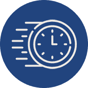 fast turnaround time icon